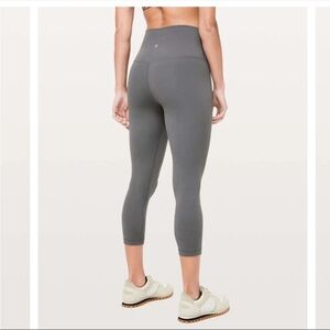 Lululemon Align Crop 21” Womens Size 4 Grey